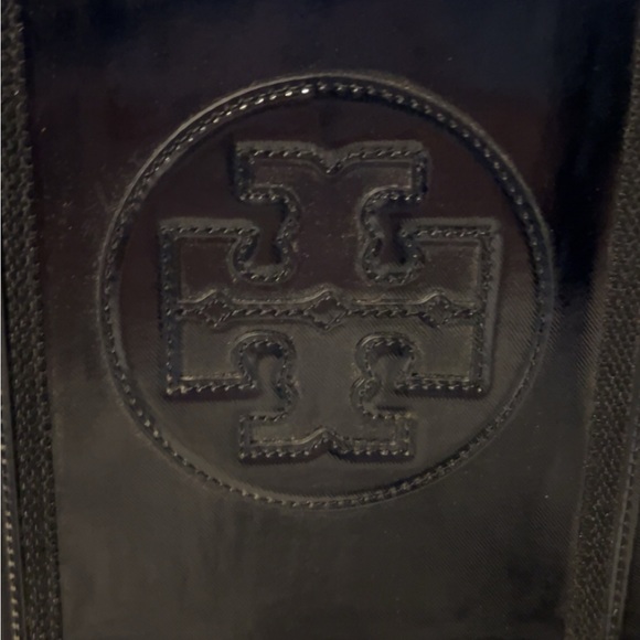 Tory Burch Black Leather Tote Bag - Picture 3 of 5